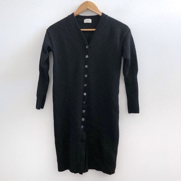 WILFRED V-Neck Cardigan 100% Merino Wool Sweater Dress Size XS - Picture 1 of 7